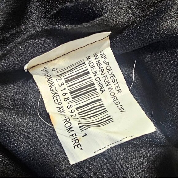 Fun World Glow in the Dark Teeth Hooded Nun Mask Zombie Halloween Adult Costume - Picture 8 of 8